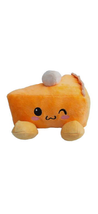 Pumpkin Spice Plush Dog Toy Soft Cuddly Pet Toy for Playtime and Comfort